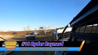 #18 Ryder Raynard IMCA Sport Mod On-Board @ Estevan (5/3/25)