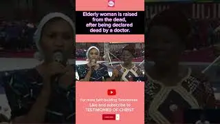 Woman raised to life after being declared dead by doctor. #testimoniesofchrist #rccg  #testimony