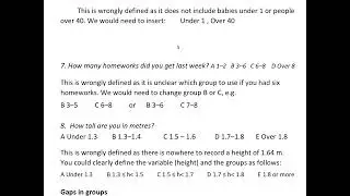 Year 11  81. Designing experiments, questionnaires, surveys and data collection sheets (M1)
