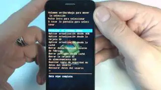 Alcatel OT Idol mini 6012 - How to reset - Como restablecer datos de fabrica