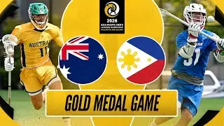 Australia 🇦🇺 vs Philippines 🇵🇭 | Gold Medal Game | 2026 Asia-Pacific Men's Lacrosse Championship