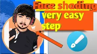 how to make vector art (face shading) how to do face colouring in infinite design//Step by step