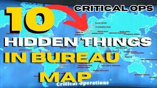 CRITICAL OPS 10 HIDDEN THING'S YOU DON'T KNOW IN MAP BUREAU. #criticalops#gaming#viral#trending