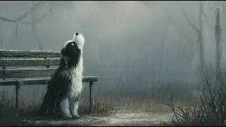 Lonely Dog Waiting in the Rain 🌧️ | A Tear-Jerking Anime-Style Story of Loyalty and Love