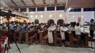 Lagu Gloria,koor gabungan malam tahun Baru 