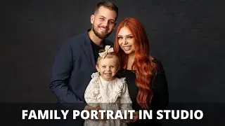 Семейная фотосессия в студии | Схема с двумя источниками света | За кадром | Портретный фотограф ...