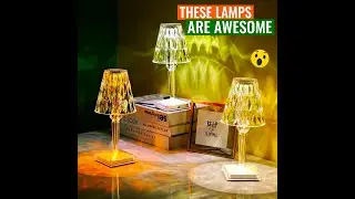 Incredible Crystal Diamond Led Table Lamp for the Modern Living Room - link in description