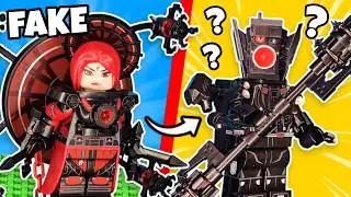 Building FAKE LEGO SKIBIDI TOILET Minifigures...