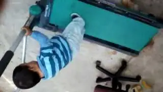Baby on power walker
