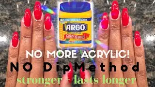 The BEST CORNSTARCH Fake Nails | DIY Nail Hack | Nia Hope
