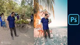 Photoshop CC- Background change tutorial 2021 -Sajol Creation