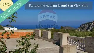 &euro;150k ~ SEA VIEW VILLA Lipari Aeolian Islands Sicily Italy ~ Bargain House Italia