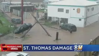 First Video Of Hurricane Irma Damage From Caribbean