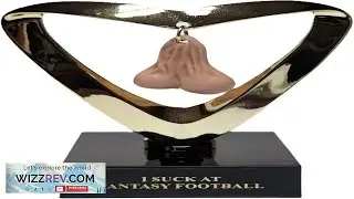 Fantasy Football Last Place Loser Trophy Funny SACKO I Suck at