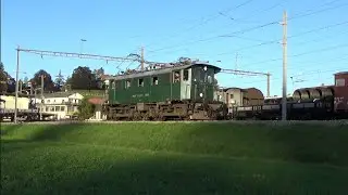 🇨🇭 Be 4/4 EBT-102 in Sumiswald- Gr&uuml;nen beim rangieren