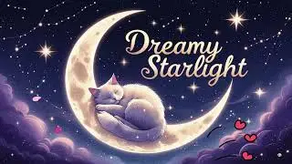 Relaxing Cat Sleep Music 🎵💖 Dreamy Starlight ✨🌙