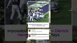 Impossible Breakaway &mdash; Derrick Henry&rsquo;s Monster Plays #derrickhenry #shorts