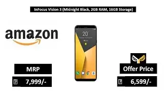 InFocus Vision 3 (Midnight Black, 2GB RAM, 16GB Storage)
