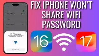 How To Fix iPhone Won&rsquo;t Share Wifi Password
