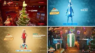 🎁 Fortnite Winterfest Presents EVOLUTION! (2019 &rarr; 2025) | All Christmas Gifts Opened