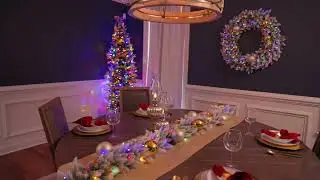 Bethlehem Lights (3 in 1) Grand Radiance Slim Tree | QVC & HSN Product B-Roll | Big Deal