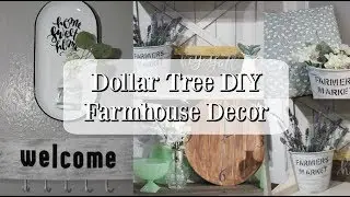 DOLLAR TREE DIY FARMHOUSE DECOR | FARMHOUSE DECOR DIY