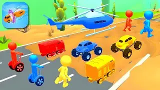 Shape shifting 🚗🚲🚁 All Levels Gameplay Walkthrough Android,iOS - NEW APK UPDATE EP 98
