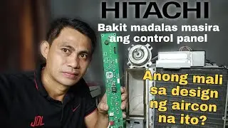 HOW TO REPAIR DEFECTIVE CONTROL PANEL Hitachi Aircon