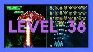 Tutorial Galaxy Attack Alien Shooter Level 36 / no hack (Boss 9 Polyphagidae)