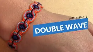 Friendship Bracelet: Double Wave (Intermediate)
