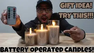 ANGELLOONG Glass Battery Operated Candles REVIEW!