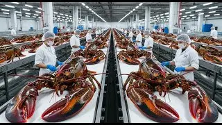 Inside the Industrial Lobster Kitchen &ndash; Hypnotic Machines Cooking Lobster in Tamarind Sauce
