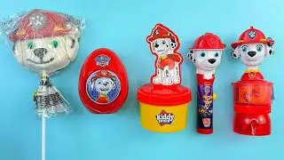 Sweets Toys Candy & Lollipop ASMR &bull; Funny Surprise Egg Unpacking | Paw Patrol Toys inside | Marshall