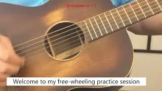 Acoustic Guitar Improvisation | Free-Wheel'n Practice Session by @mnstates