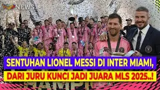 LIONEL MESSI BRINGS INTER MIAMI TO THE ELITE CLUB OF MLS. BECKHAM: 