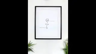 Drawing a dancing lady by SLINGY robot #dance #ballerina #drawingtutorial