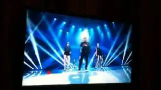 Taio Cruz performing Hangover at NET Mediatama Launching