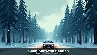 ❄️ Sleeping, Working, Studying, Meditation & Relaxation with Calm Snowfall Sounds