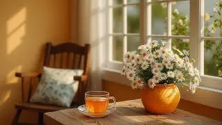 Relaxing Afternoon Tea Jazz Music for a Warm Sunny Day - Perfect Cozy Background