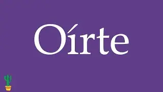 How to Pronounce ''O&iacute;rte'' (To Hear You) Correctly in Spanish 🇲🇽