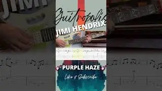 Purple Haze Guitar Intro 🤘 | Guitar Lesson