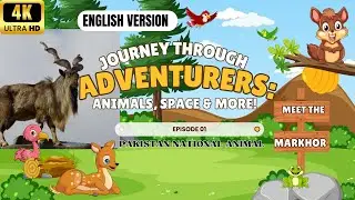 Meet the Markhor |National Animal ofPakistan| KidsLearning|JourneyThroughAdventuresEp1|THEBEECARTOON
