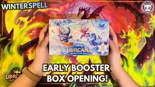 Opening a Box of Lorcana Winterspell Early (With Amazing Pulls)!