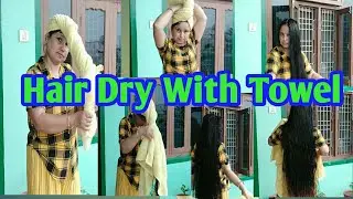 Nepali Vlog | Long Hair Drying Video| Rainy day|As Requested Video