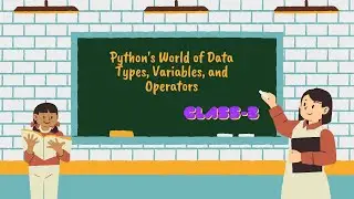 Variables ,Operators and Data Types | In Tamil | Python Tutorial