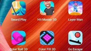 Sword Play Hit Master 3D Layer Man Color Roll 3D Color Fill 3D Go Escape