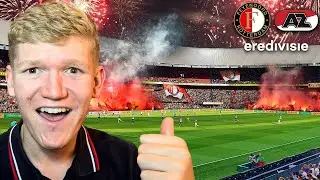FIVE GOALS, AN OVERHEAD KICK AND INCREDIBLE SCENES! Feyenoord Vs AZ Alkmaar Matchday Vlog