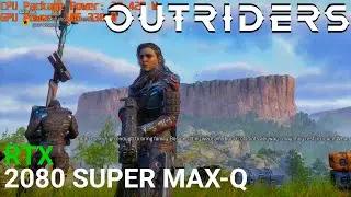 Lenovo Legion 7i | Outriders Demo | QHD Benchmark | RTX 2080 Super Max Q