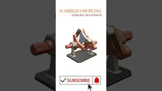 Schmidt Coupling Working Mechanism #automobile #machine #mechanism#3d #engineering #3dprinting#tools
