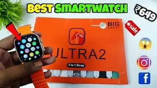 T800 Ultra 2 Smartwatch 🔥 Best Smartwatch Under ₹649 | t800 ultra smart watch Review & Unboxing